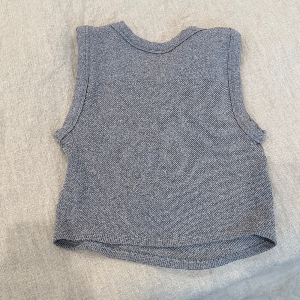FP Movement Gray Ribbed Women's Tank Top - Picture 5 of 5